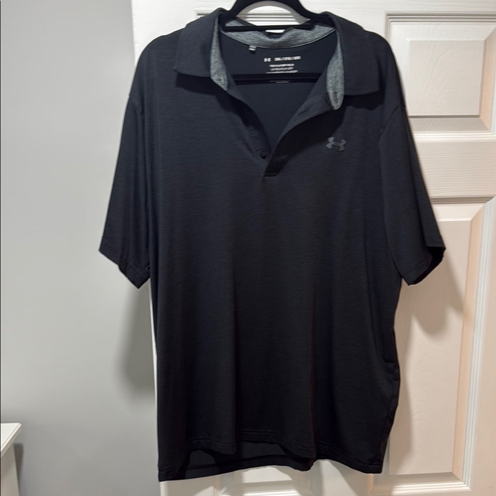 Under Armour Black Performance Polo Shirt